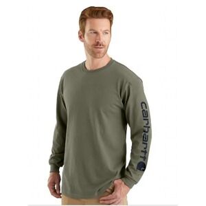 Carhartt 1X Loose Fit Long Sleeve T-Shirt Olive Green‎ Women's Casual